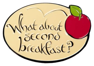 Lord of the Rings Magnet What About Second Breakfast? (Enamel) 7 cm