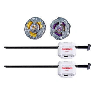 Beyblade X and Transformers Collab Bumblebee 3-60GP vs. Shockwave 5-80O