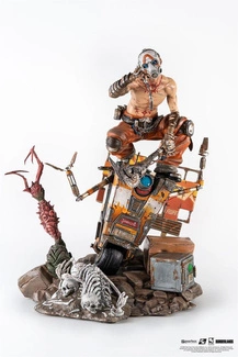 Borderlands 3 Statue 1/6 Psycho & Claptrap Diorama 40 cm