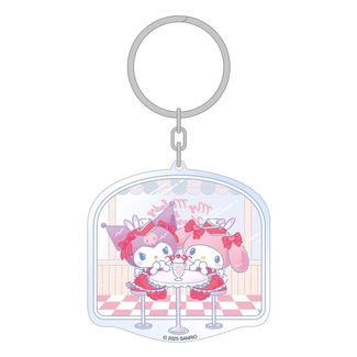 Sanrio Acrylic Keychain Hello Kitty & Friends American Diner 6 cm