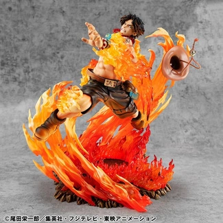 One Piece P.O.P NEO-Maximum PVC Statue Portgas D. Ace 15th Anniversary Super Limited Reprint Ver. 23 cm