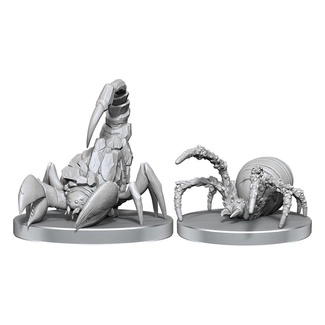 Pathfinder Deep Cuts Unpainted Miniatures Cave Scorpion & Hunting Spider