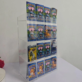 Acryl Counter Display for Trading Card Booster Packs