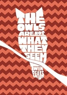 Twin Peaks - Owl PLAKAT