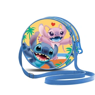 Lilo & Stitch Round Crossbody Bag Ocean Blue