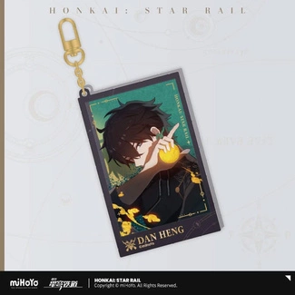 Star Rail Countdown Departure Series Acrylic Keychain Dan Heng Glitter 9 cm