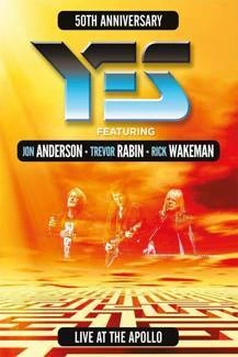 YES FEATURING JON ANDERSON, TREVOR RABIN, RICK WAKEMAN Live At The Apollo DVD DISC