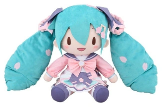 Hatsune Miku Fuwa Petit Plush Figure Hatsune Miku New Semester Plush LL 40 cm