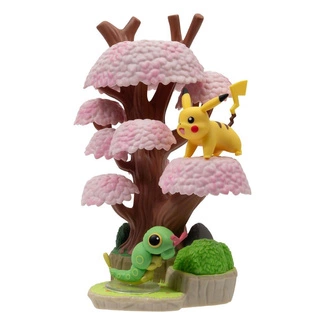 Pokémon Environment Set Spring Forest & Caterpie & Pikachu 5 cm