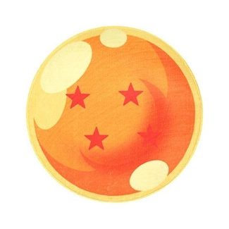 Dragon Ball Indoor Mat 4 Stars Ball 60 x 60 cm