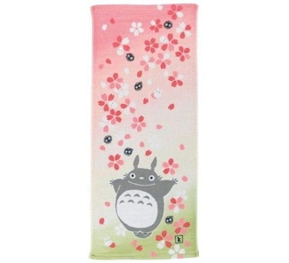 My Neighbor Totoro Imabari Towel Totoro Hanafubuki 34 x 80 cm
