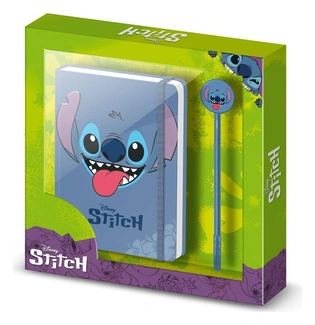 Lilo & Stitch Diary Gift Box Face Blue