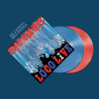 RAMONES Loco Live 2LP BLUE & RED RSD 2025