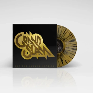 GRAND SLAM Hit The Ground - Revised LP Gold Black Splatter