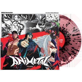 WITHIN DESTRUCTION Animetal BURGUNDY PINK LP