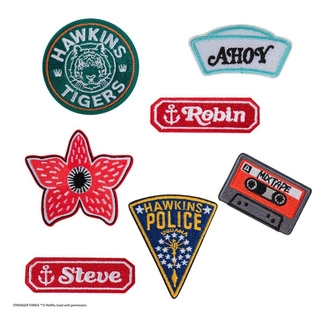 Stranger Things Patches Set of 7