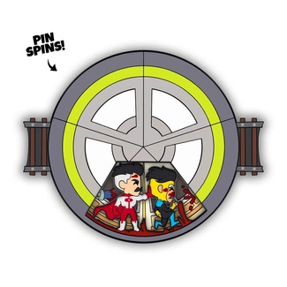 Invincible Pin Badge Invincible Spinning 10 cm