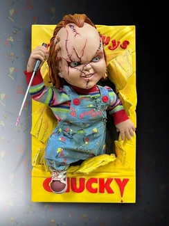 Chucky (Child´s Play) Wall Sculpture 1/1 Bride of Chucky 43 x 46 x 76 cm