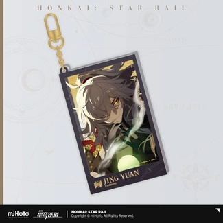 Star Rail Countdown Departure Series Acrylic Keychain Jing Yuan Glitter 9 cm
