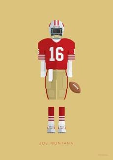 Joe Montana PLAKAT