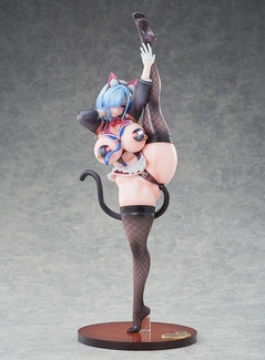 Original Character Statue 1/6 Lewd Girl Y-shaped Balance - Aoi Futatsuki Tapestry Set Edition 38 cm