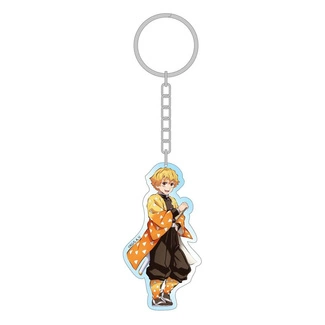 Kimetsu no Yaiba Acrylic Keychain Zenitsu Holographic 7 cm