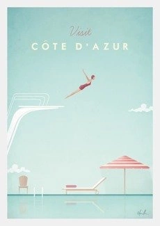 Côte d'Azur PLAKAT