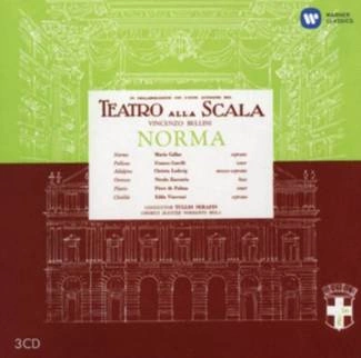 CALLAS, MARIA/CHRISTA LUDWIG/FRANCO CORELLI/CHORUS & ORCHESTRA OF LA SCALA MILAN/TULLIO SERAFIN Bellini: Norma (1960) 3CD
