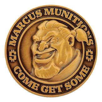 Borderlands Collectable Coin Marcus Munitions Limited Edition