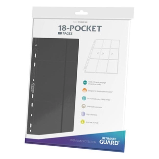 Ultimate Guard 18-Pocket Pages Side-Loading (10) - Grey