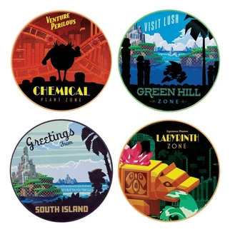 Sonic - The Hedgehog Coaster 4-Pack