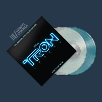 DAFT PUNK TRON: Legacy Vinyl Edition Motion Picture Soundtrack 2LP CLEAR / BLUE