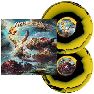 HELLOWEEN Giants & Monsters BLACK YELLOW 2LP