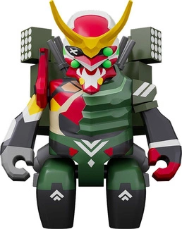 Rebuild of Evangelion Brickroid Action Figure Evangelion Production Model-New 02 a 5 cm