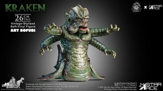 Bubo the Mechanical Owl Soft Vinyl Statue The Kraken Vintage Style 25 cm