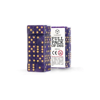 Q Workshop Dice Set Full Pack D6 Shimmering Purple (20)