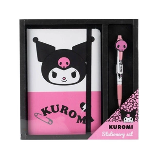 Sanrio Notebook with Pen Gift Set Kuromi