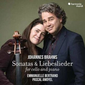 BRAHMS Sonatas & Liebeslieder For Cello And Piano Bertrand Amoyel CD DIGIPAK