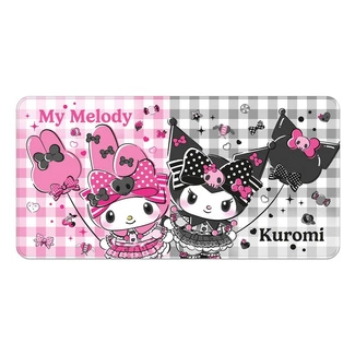 Sanrio Pink Black Party Series XXL Mousepad My Melody & Kuromi