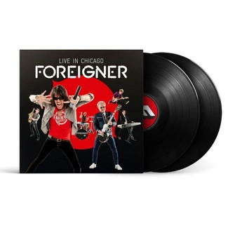 FOREIGNER Live In Chicago BLACK 2LP
