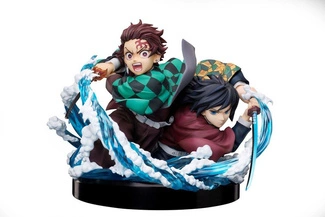 Kimetsu no Yaiba PVC Statue Tanjiro & Giyuu 13 cm
