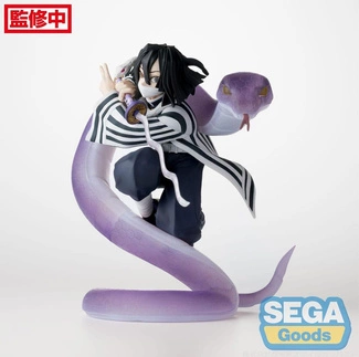 Kimetsu no Yaiba Xross Link Anime PVC Statue Obanai Iguro Hashira Training Arc 14 cm