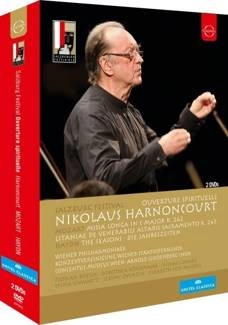 HARNONCOURT, NICHOLAS Euroarts - Salzburger Feststpiel Dokumente Re-release Mozart: Litaniae De Venerabili Altaris Sacramento K. 243; Missa Longa In C Major K.262 2DVD DISC