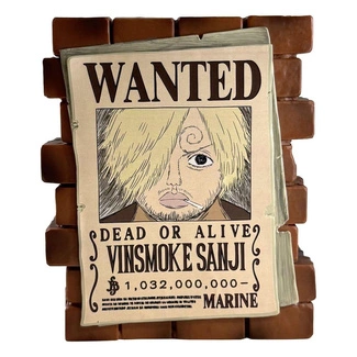 One Piece Coin Bank Sanji Wanted