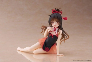 To Love-Ru Darkness PVC Statue Desktop Cute Figure Mikan Yuki Chinese Dress Ver. 13 cm