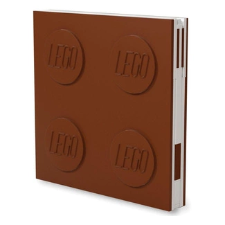 LEGO Notebook with Pen Brown