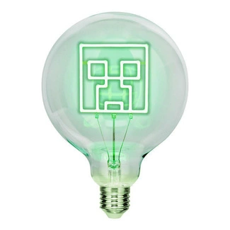 Minecraft Neon LED Bulb Creeper