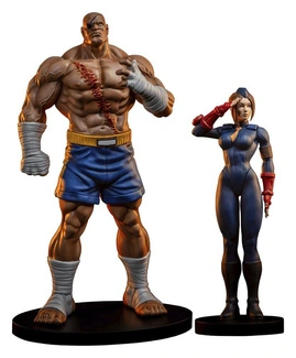 Street Fighter Street Jam Statuen 1/10 Sagat & Juli 24 cm