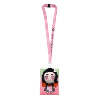 Kimetsu no Yaiba Lanyard Nezuko Deluxe with Pouch Card Holder