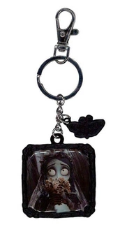 Corpse Bride Metal Keychain Flowers 7 cm
